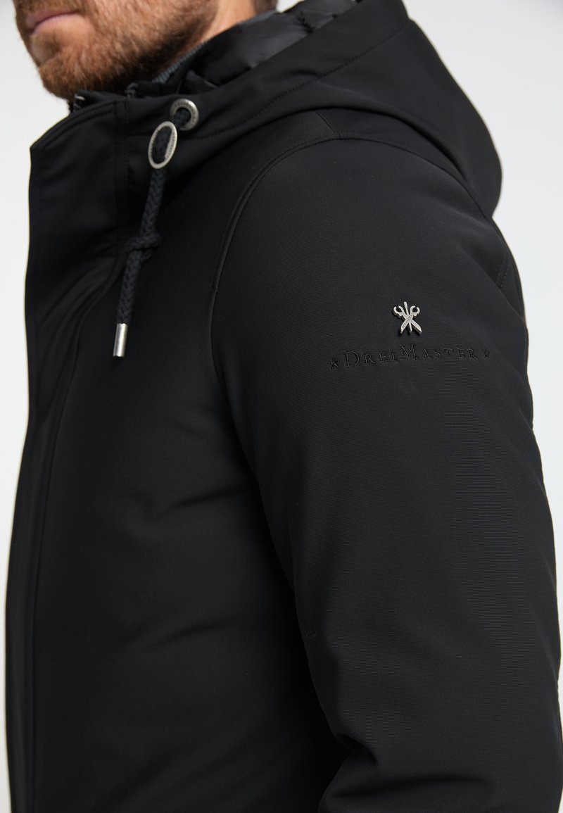 Herren Trenchcoats | DreiMaster DREIMASTER BOUNDRY Wintermantel schwarz - KM93602 Herren Trenchcoats | DreiMaster DREIMASTER BOUNDRY Wintermantel schwarz - KM93602