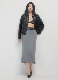 Calliope GESSATA CON SPACCO - A-Linien-Rock - var grigio fumo