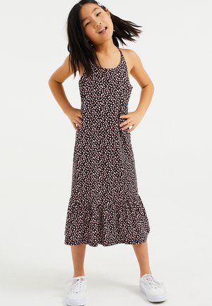 MET STIPPENDESSIN - Jerseykleid - black