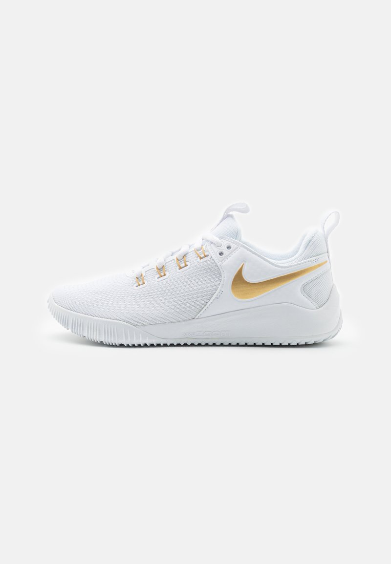 Nike Performance ZOOM HYPERACE 2 UNISEX Chaussures de handball white/metallic silver/whtie