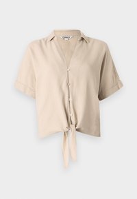 ONLCARO KNOT SHIRT  - Hemdbluse - tan