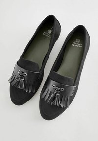 Next WIDE FIT FOREVER COMFORT CLEATED TASSEL LOAFERS - Slip-ins - black