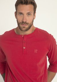 JP1880 LONG SLEEVE HENLEY - Langarmshirt - pink