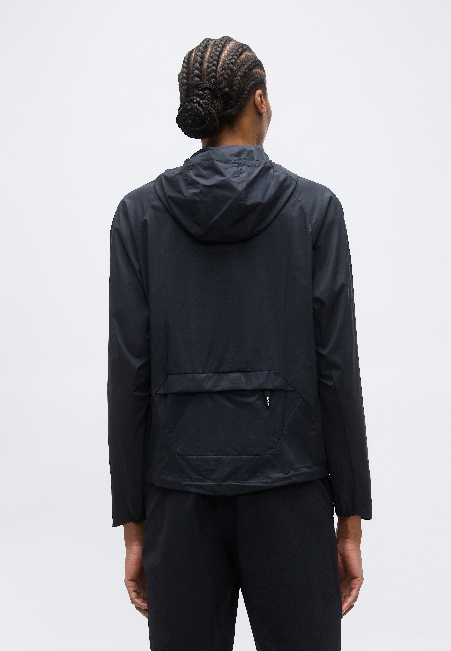 Salomon OUTWIND - Windbreaker - deep black/black - Zalando.co.uk