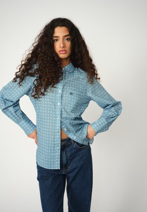Button-down blouse - captains blue