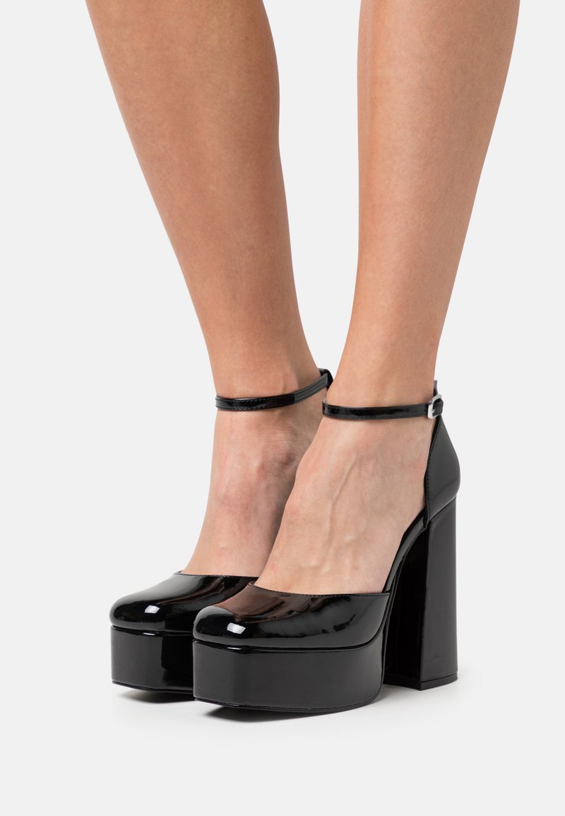 Steve Madden TAMY Platform heels black/black Zalando.co.uk