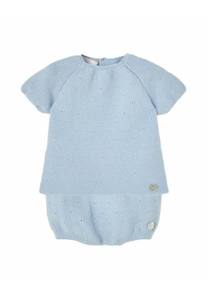 PAZ Rodriguez CONJUNTO JUBÓN CORTO + POLAINA ESSENTIA SET - Pantalon classique - azul pastel