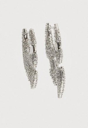 TRIBALS PAVÉ EARRINGS - Brincos - white