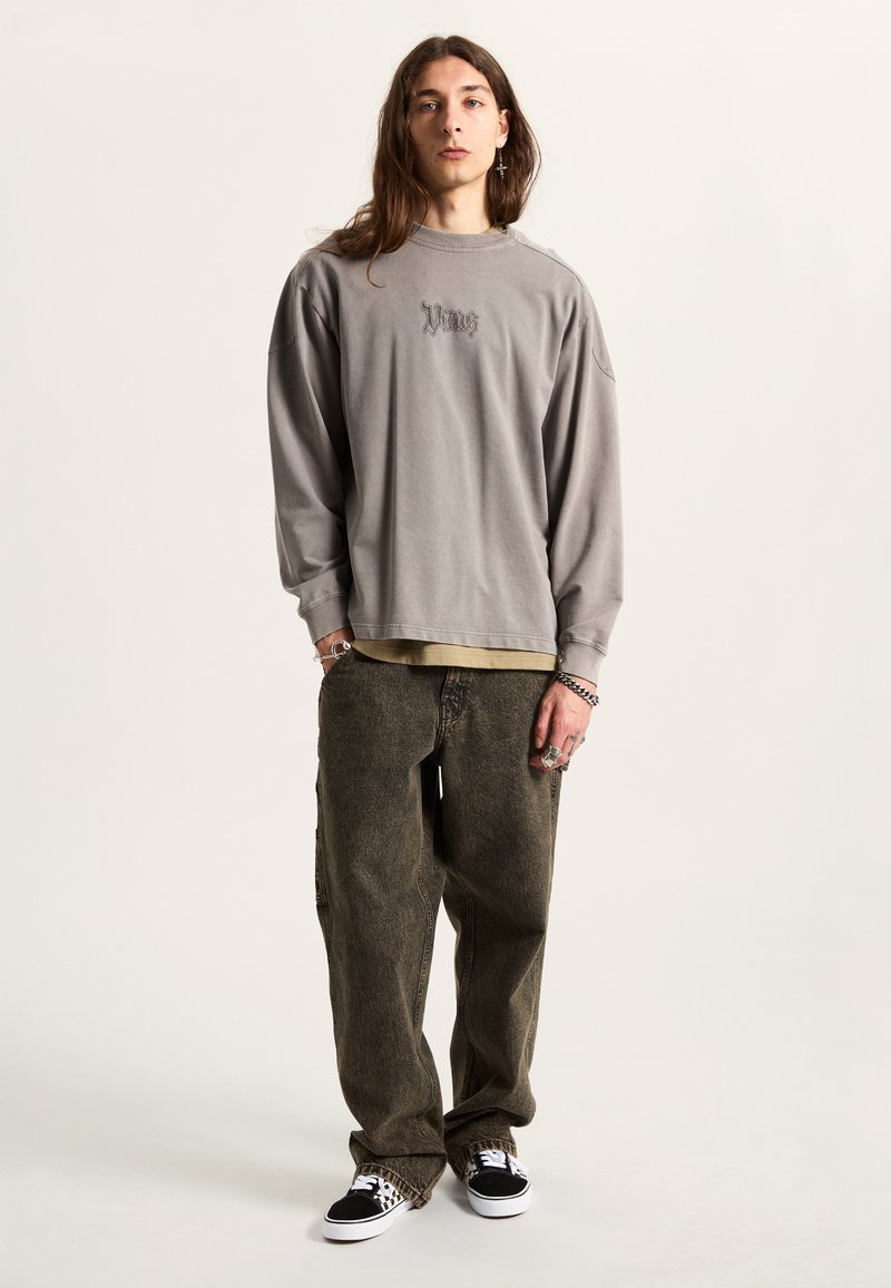 Vans CROMWELL - Top s dlouhým rukávem - dark grey