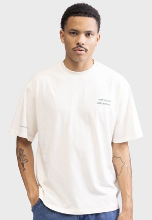 WERNER BOXY - Print T-shirt - pristine