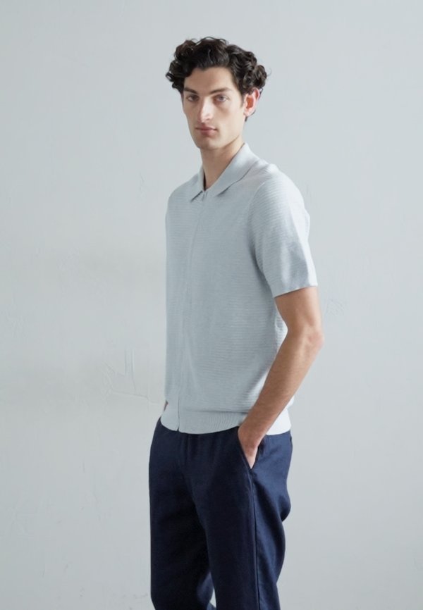 GUSTAV FULL ZIP - Shirt - winter sky3