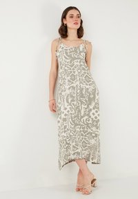 LELA Velika haljina - ecru olive