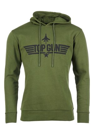 Kapuzenpullover - olive