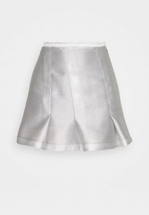 SKIRT - Jupe trapèze - silver