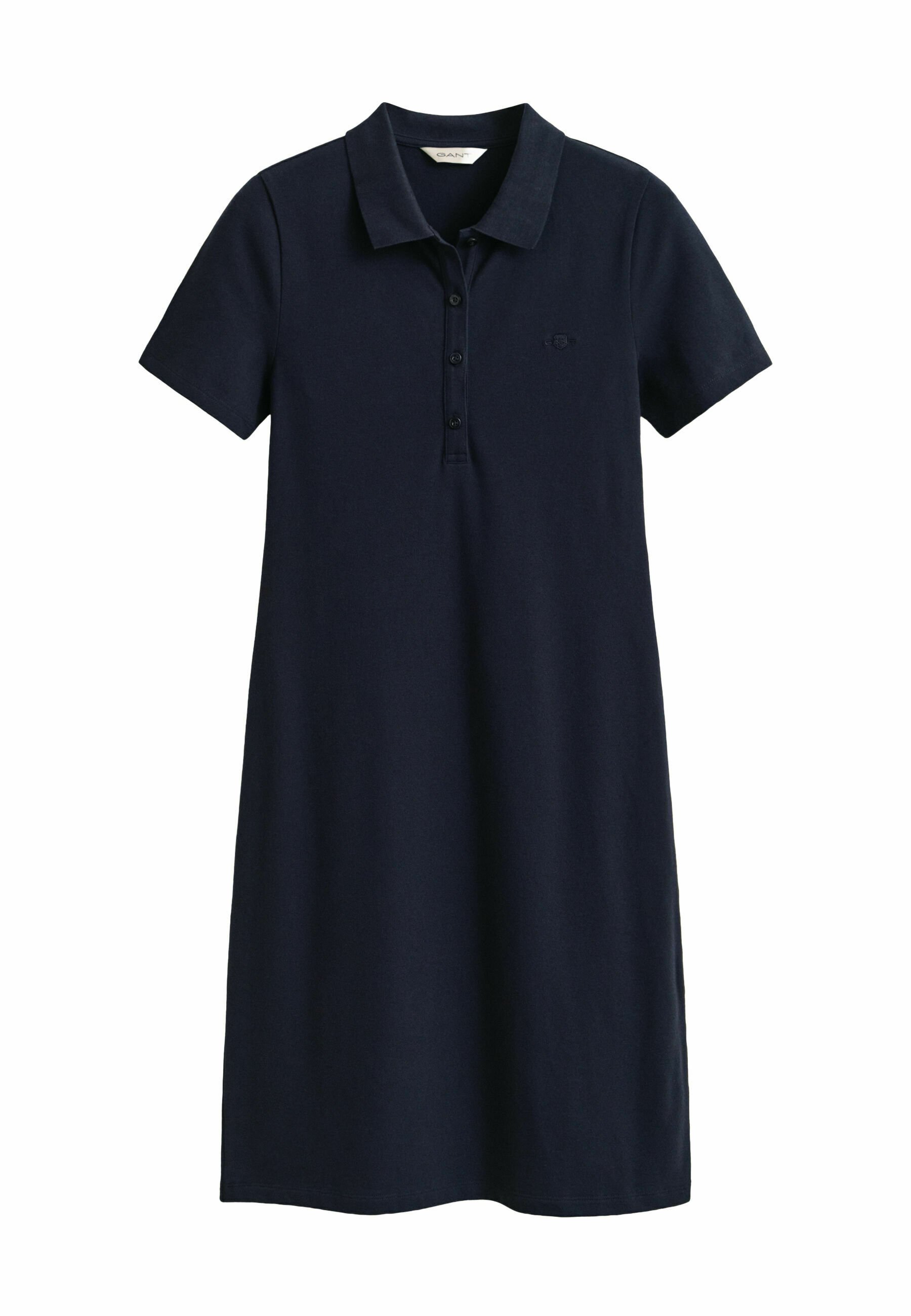 GANT SLIM SHIELD POLO - Žerzejové šaty - evening blue