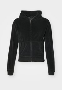 WING PRINT SHRUNKEN UNISEX - Sweat zippé - black