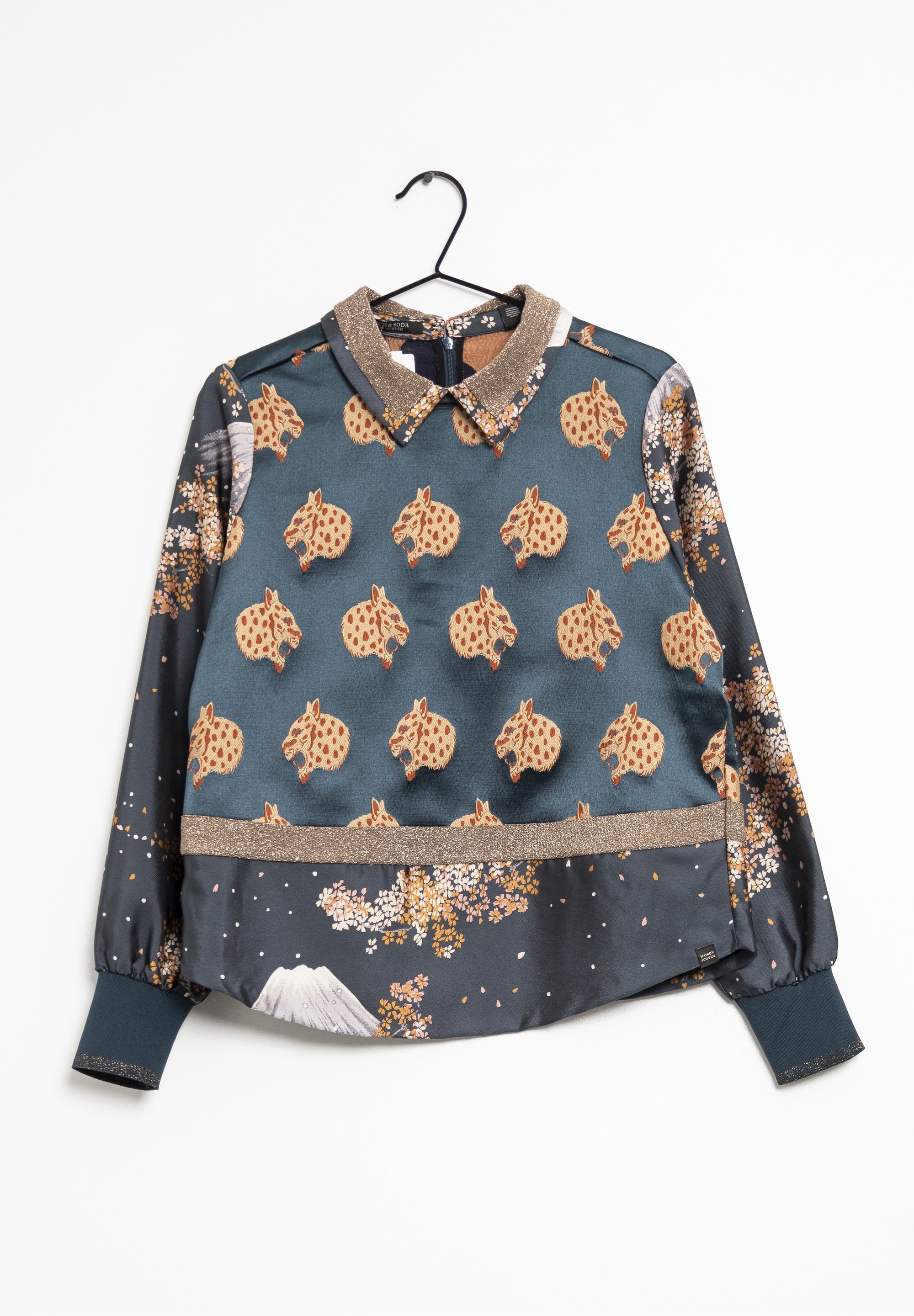 Maison Scotch Blouse - blue - (Pre-owned) - Zalando.ie