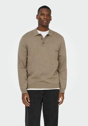 ONSLOUI - Polo krekls - desert taupe