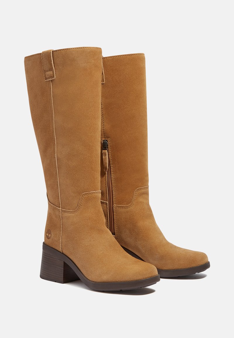 Timberland TALL ZIP UP - Vysoká obuv - medium brown