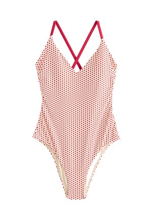 Rockett St George, REGULAR FIT - HEART DETAIL SWIMSUIT   - Badpak - red spot