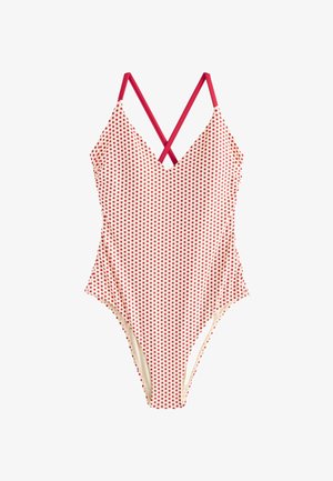 Rockett St George, REGULAR FIT - HEART DETAIL SWIMSUIT - Plavky - red spot