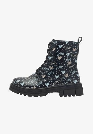 s.Oliver Nööritavad poolsaapad - black comb