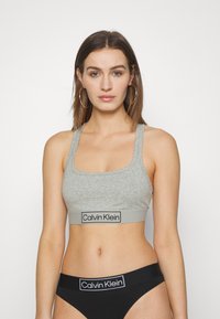 Calvin Klein Underwear UNLINED BRALETTE REIMAGINED HERITAGE - Topp - grey heather