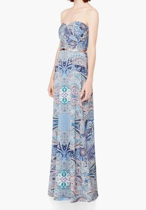 Mango Robe longue - blue