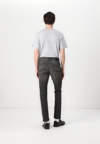 TOM TAILOR JOSH  - Jean droit - used dark stone black denim