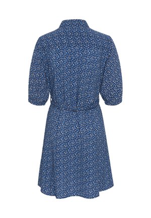 Cream, CRTIAH WITH BELT - Tričkové šaty - animal skin blue