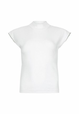 LIU JO WITH RHINESTONES - Print T-shirt - white