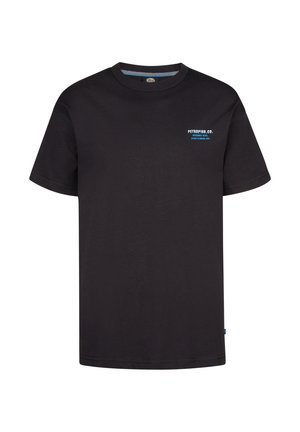 BACK PRINT FLAMINGOLINE - T-shirt med print - black
