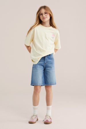 WE Fashion BLUE RIDGE - Pantaloni scurți din denim - blue