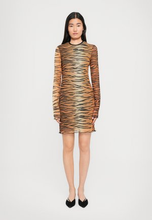 Day dress - multi brown