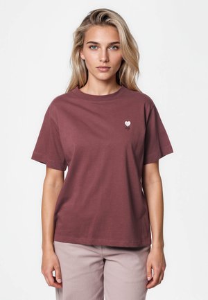 Kleinigkeit, HEART BALLOON SHIRT - Μπλουζάκι με στάμπα - dark cherry