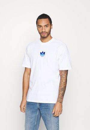 TREFOIL TEE UNISEX - Camiseta estampada - white/blue