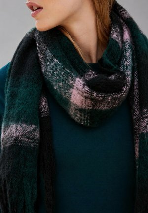 Street One Studio, LANGER SCHAL MIT FRANSEN UND KAROMUSTER - Bufanda - mossed green