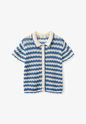 Copenhagen Colors, CARDIGAN UNISEX - Ζακέτα - ocean blue/cream