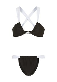 LSCN BY LASCANA TRIANGLE BIKINI SET - Bikini - black