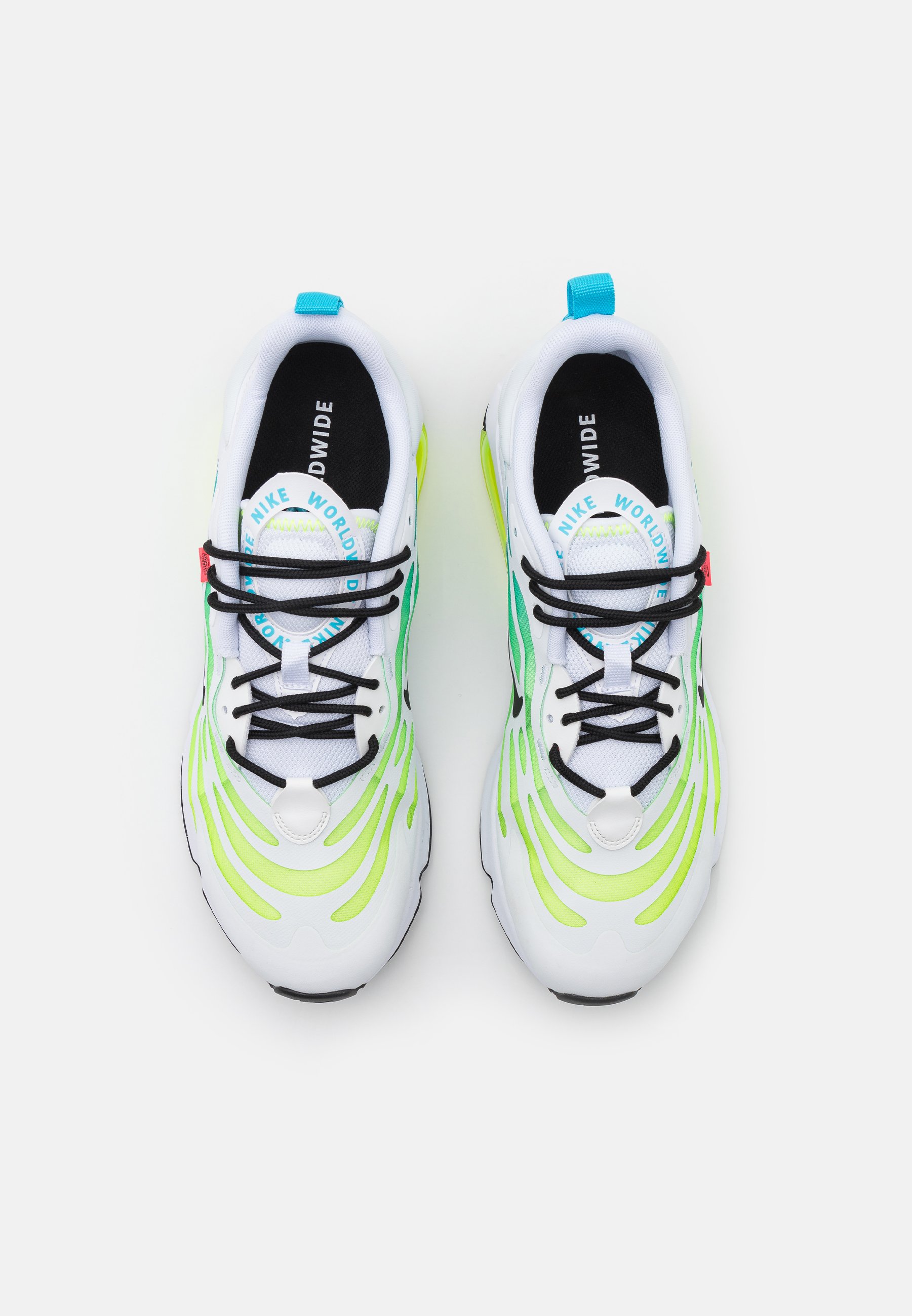 Nike Sportswear AIR MAX EXOSENSE SE UNISEX - Trainers -  white/black/volt/blue fury/flash crimson/white - Zalando.de