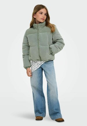 ONLY GIRLS, PUFFER JACKET KOGTANYA PUFFER JACKET - Veste d'hiver - castor gray