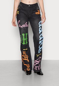 Jaded London Jean flare - multi-coloured