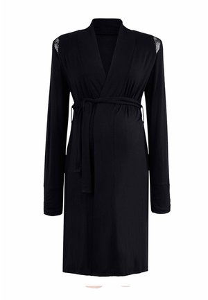 Cache Coeur MATERNITY NEGLIGEE SERENITY - Manteau court - black