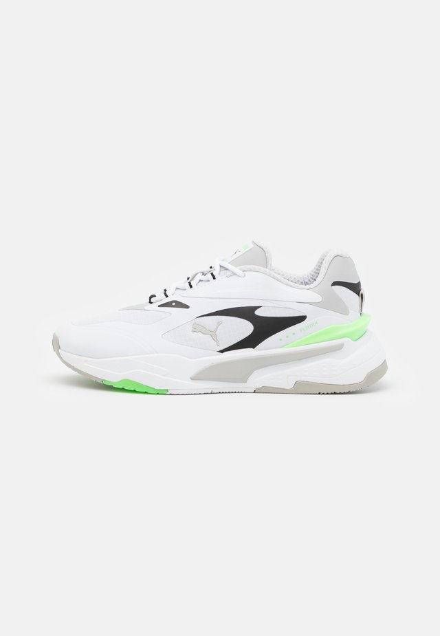 RS-FAST TECH UNISEX - Sneaker low - white/gray violet/elektro green
