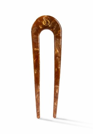 FRENCH HAIR PIN - Hair styling accessory - cocoa brown