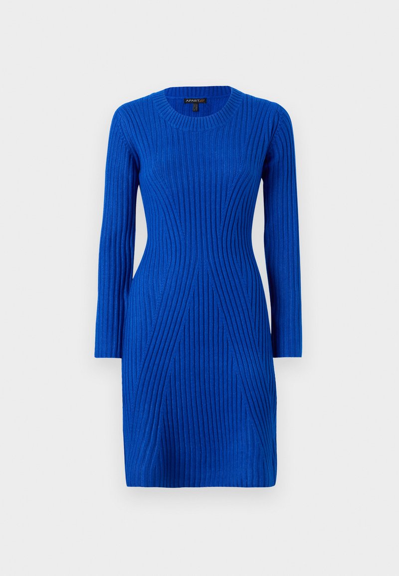 Apart Gebreide jurk blauw