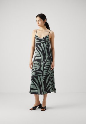 ONLSERINA SLIP MIDI DRESS - Päevakleit - green