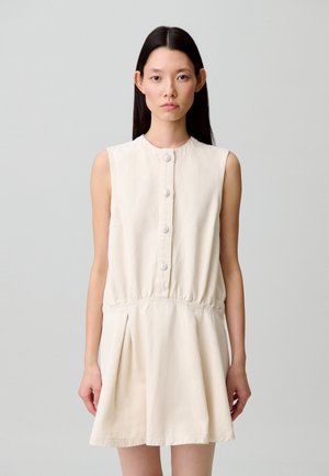 Robe en jean - denim ecru