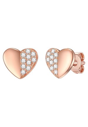 Earrings - rose gold-coloured