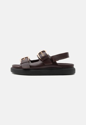 Clarks ARISTELLA BAY - Sandals - dark brown